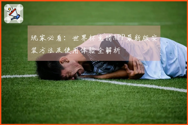 玩家必看：世界杯竞猜APP最新版安装方法及使用体验全解析
